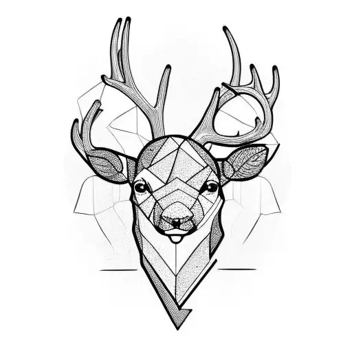 Human Heart With Deer Horn