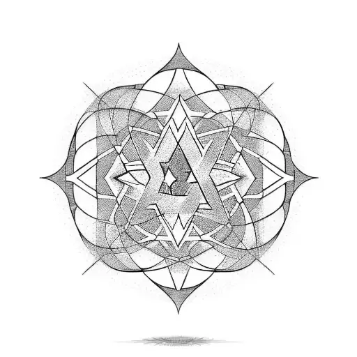 The Symbol Of Israel Is Inside A Circle