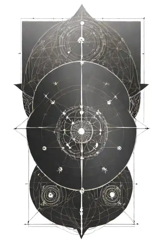 Fibonacci Sequence With Compass Design