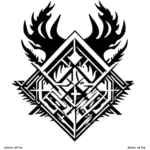 Union Of Wind And Fire With Nordic Runes