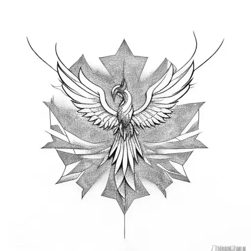 Phoenix Wrapped In Throwns