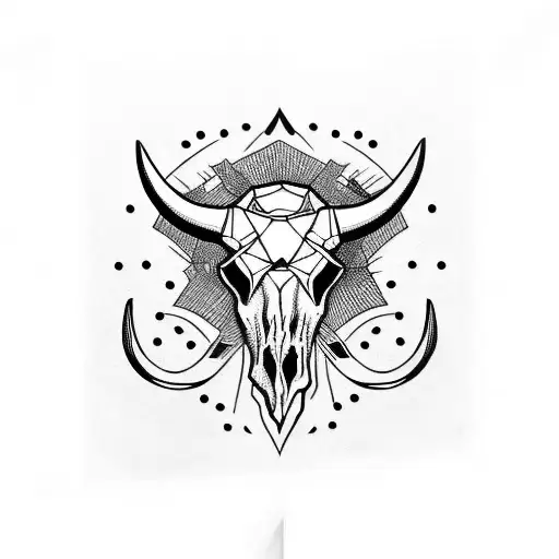 Bull Skull Sleeve