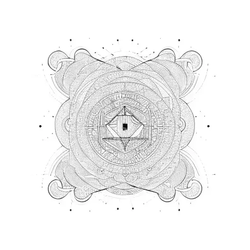 Sunset In Rectangle Frame