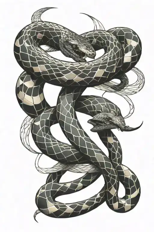 Snake Wrapped