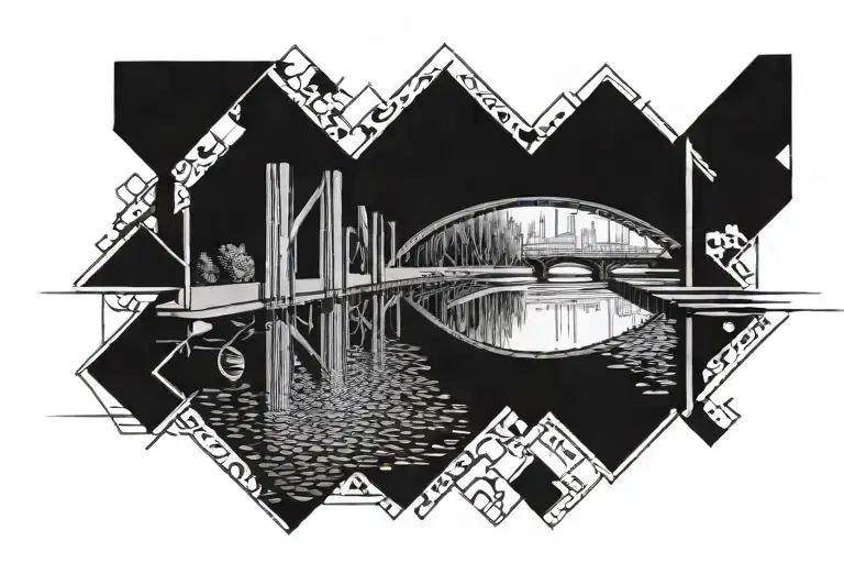 Water Under Bridge Ove Lake Looking