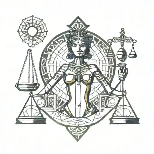 Libra Black Woman Goddess