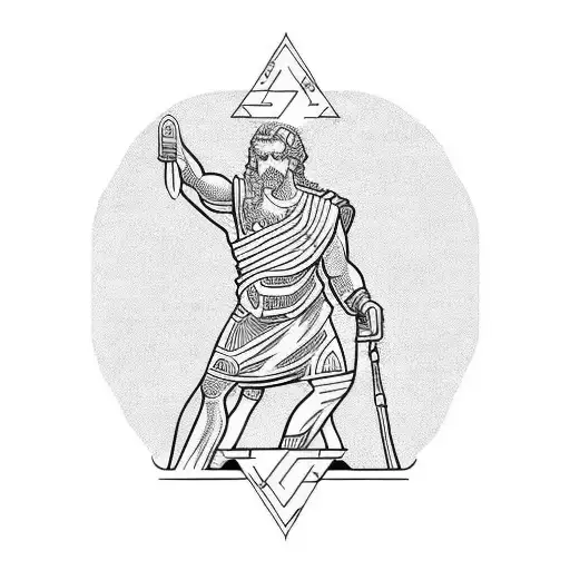 Greek Statue Space Sleeve