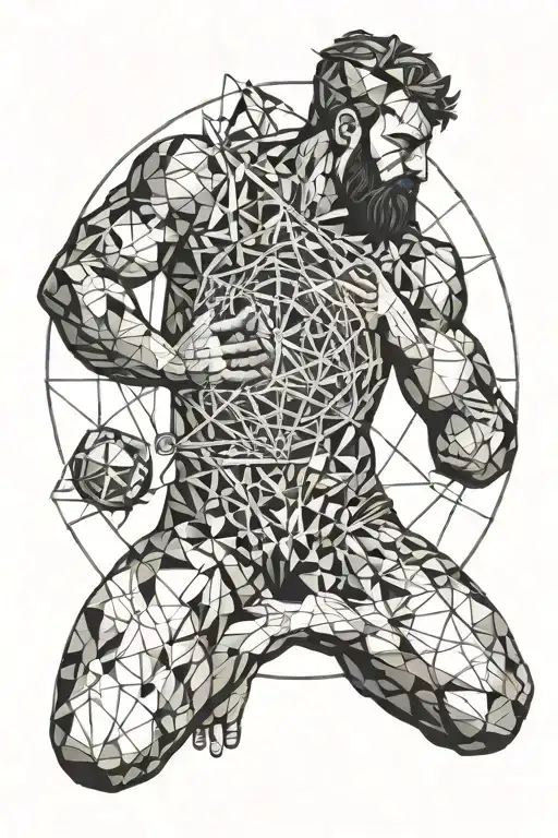 Atlas Holding Thought Instead Of The World Overthinking