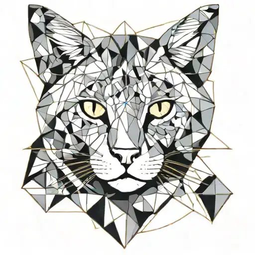 Cat In Diamond