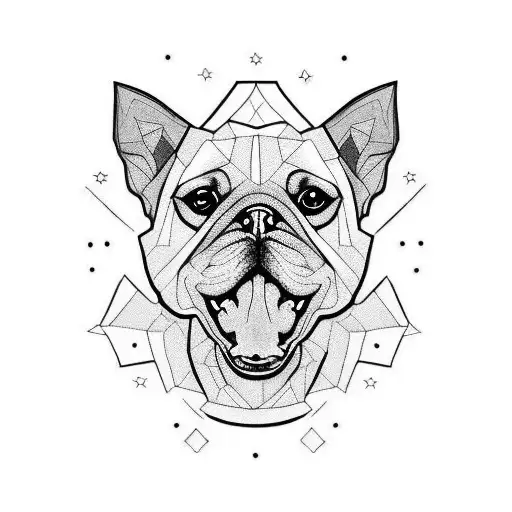 2 Dog Heads Put Together In One