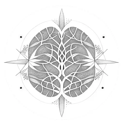 Tree Of Life With A Old Mans Beard