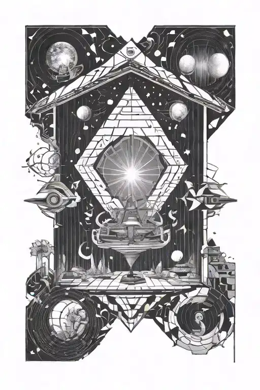 Illustrate A Mysterious Alien Abduction Scene With A Musical Twist