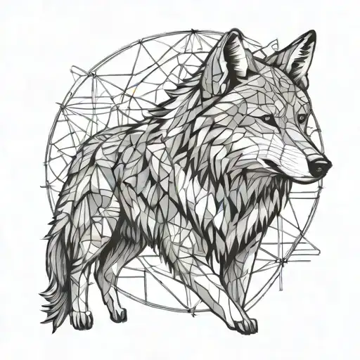 Wolf Howling At The Moon