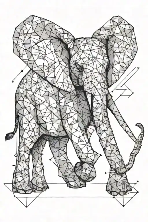 Elephant Walking Forward