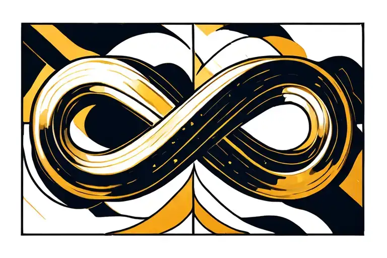 Autism Golden Infinity Symbol