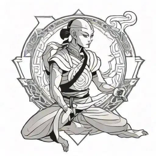 Yue From Avatar Last Air Bender W Moon