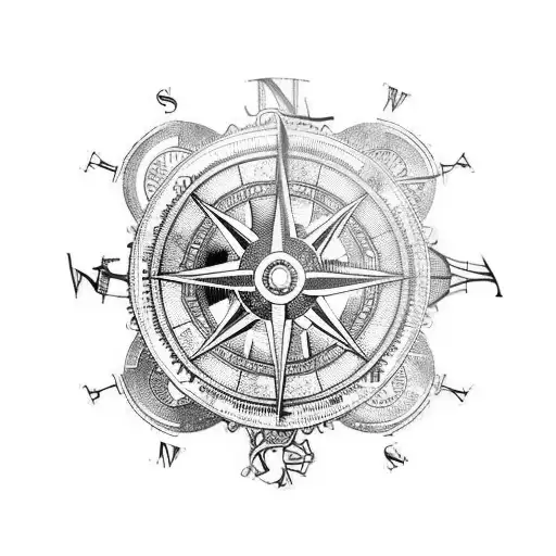 Steampunk Nautical Compass