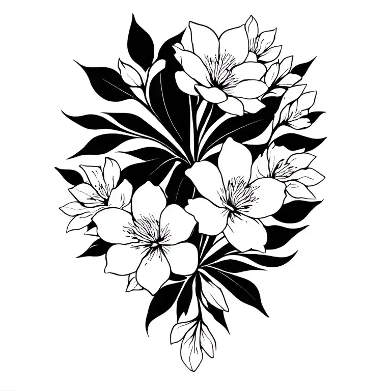 Jasmine Flowers Surrounding