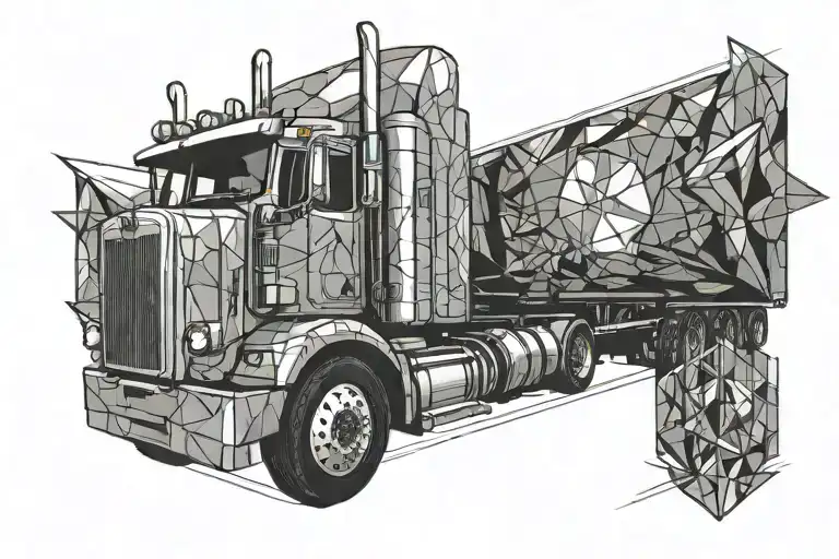 Peterbilt And Shooting Star