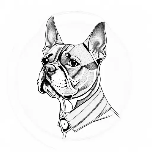 Amstaff Dog Portrait