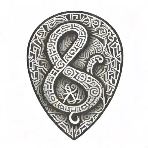 Ampersand In A Guitar Pick