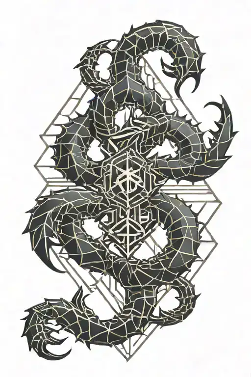 Leo And Scorpion In Shield