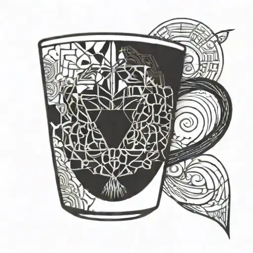 Coffee Cup With Sunset