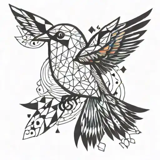 Little Flying Bird Flying