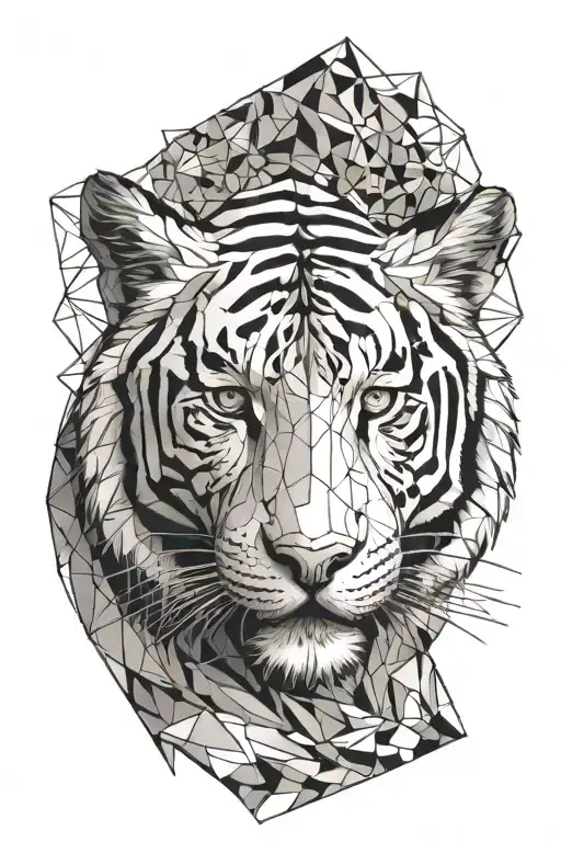 White Tiger Head