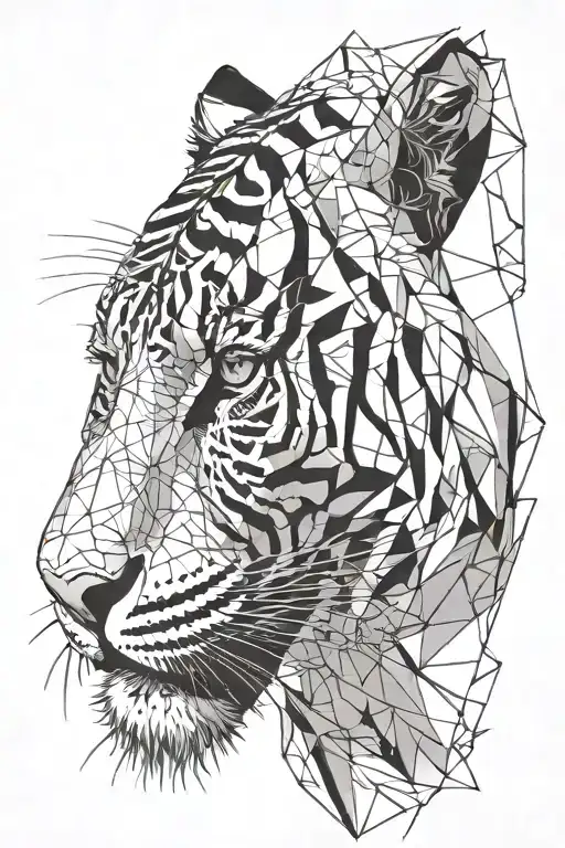 White Tiger Head