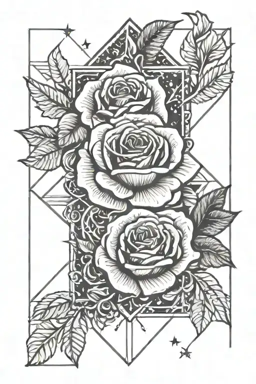 Roses And Stars Bible Verse