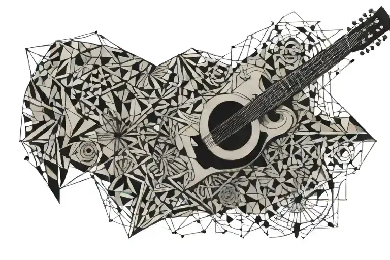 Guitar Geo Patern