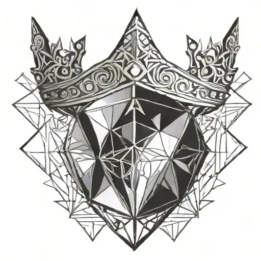 Diamond With Crown