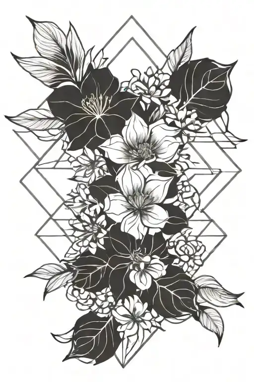 Geometric Birth Flower