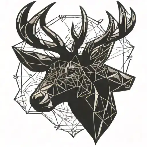 Anchor And Deer Head