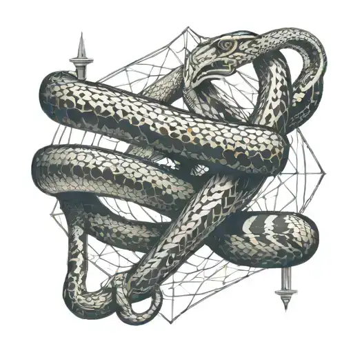 Pole Dance And Snake