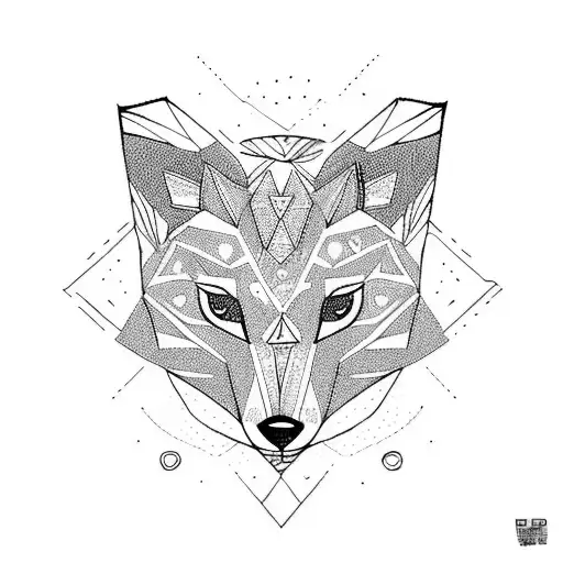 A Fox Hiking Through A Dense Forest