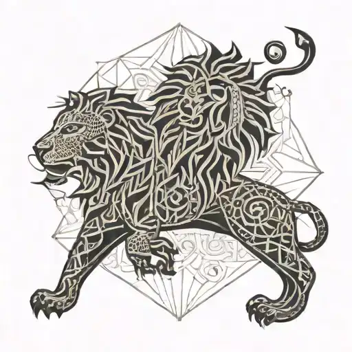 Persian Lion And Sun