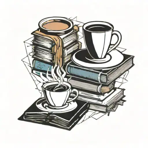 Books And Coffee Cup