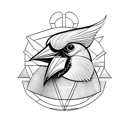 Art Deco Cardinal