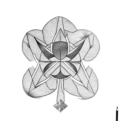 Arrow With Four Leaf Clover