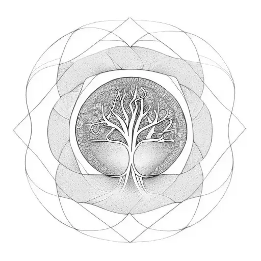 Tree Of Life Circles And Triangles