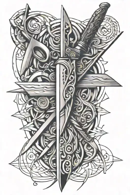 Chef Knife Intertwined