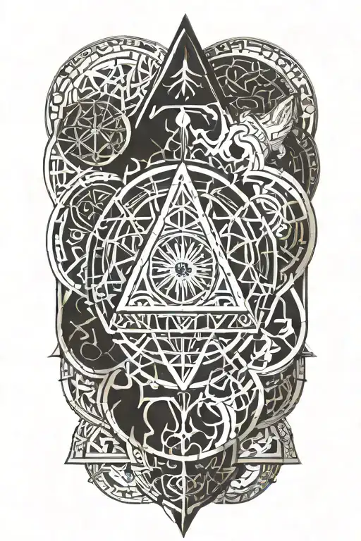 Yggdrasill And Sorcerer Casting Spells