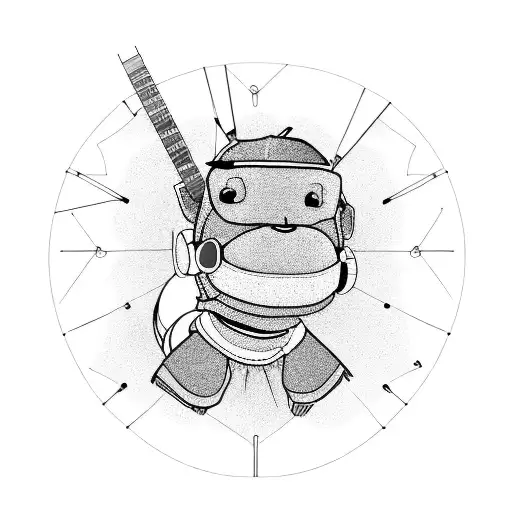 A Realistic Portrait Of A Quad Skater Wearing A Diabetes Awareness Bracelet