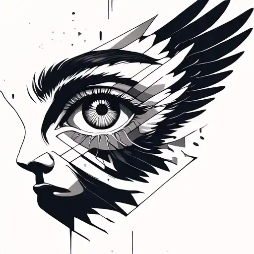 The Angel Fell With His Big Eye And Mori Moment