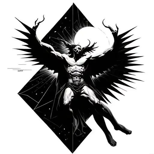 Lucifer Falling From Heaven