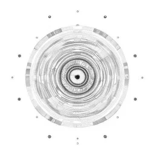 Planet System Circles Long Stripes