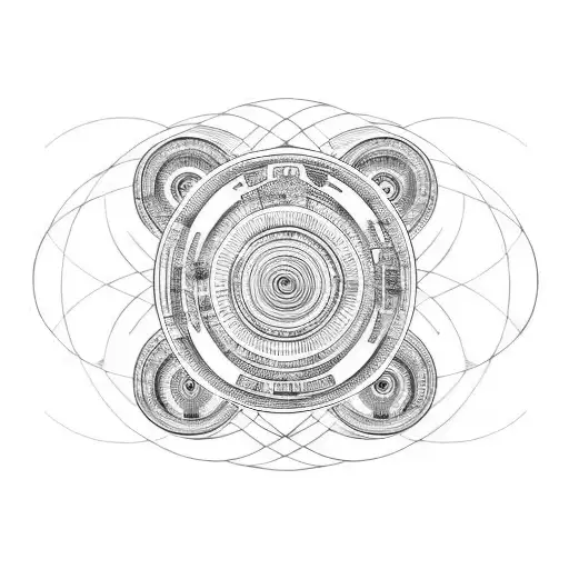 Planet System Circles Long Stripes