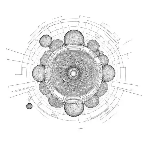 Planet System Circles Vertical